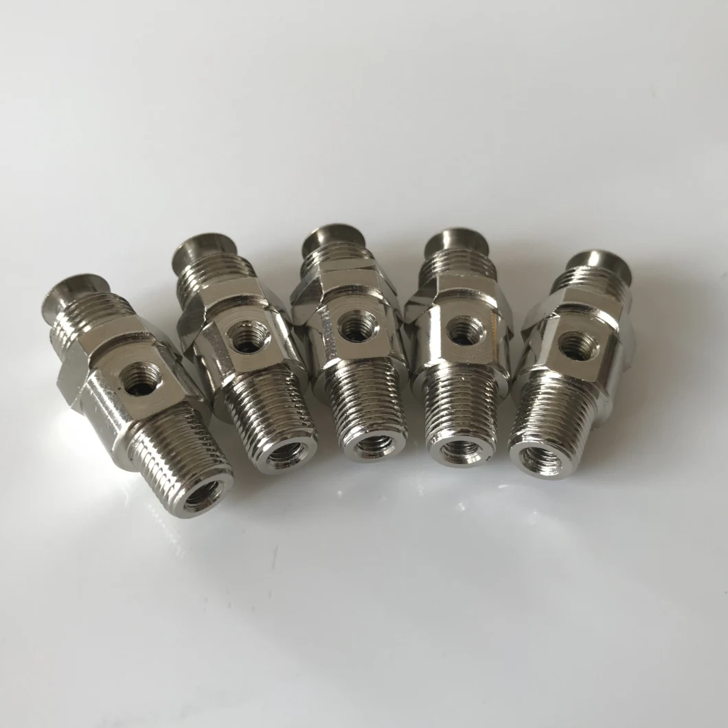 Brass Fitting Straight Connectors Tube Push Connect Air Suspension