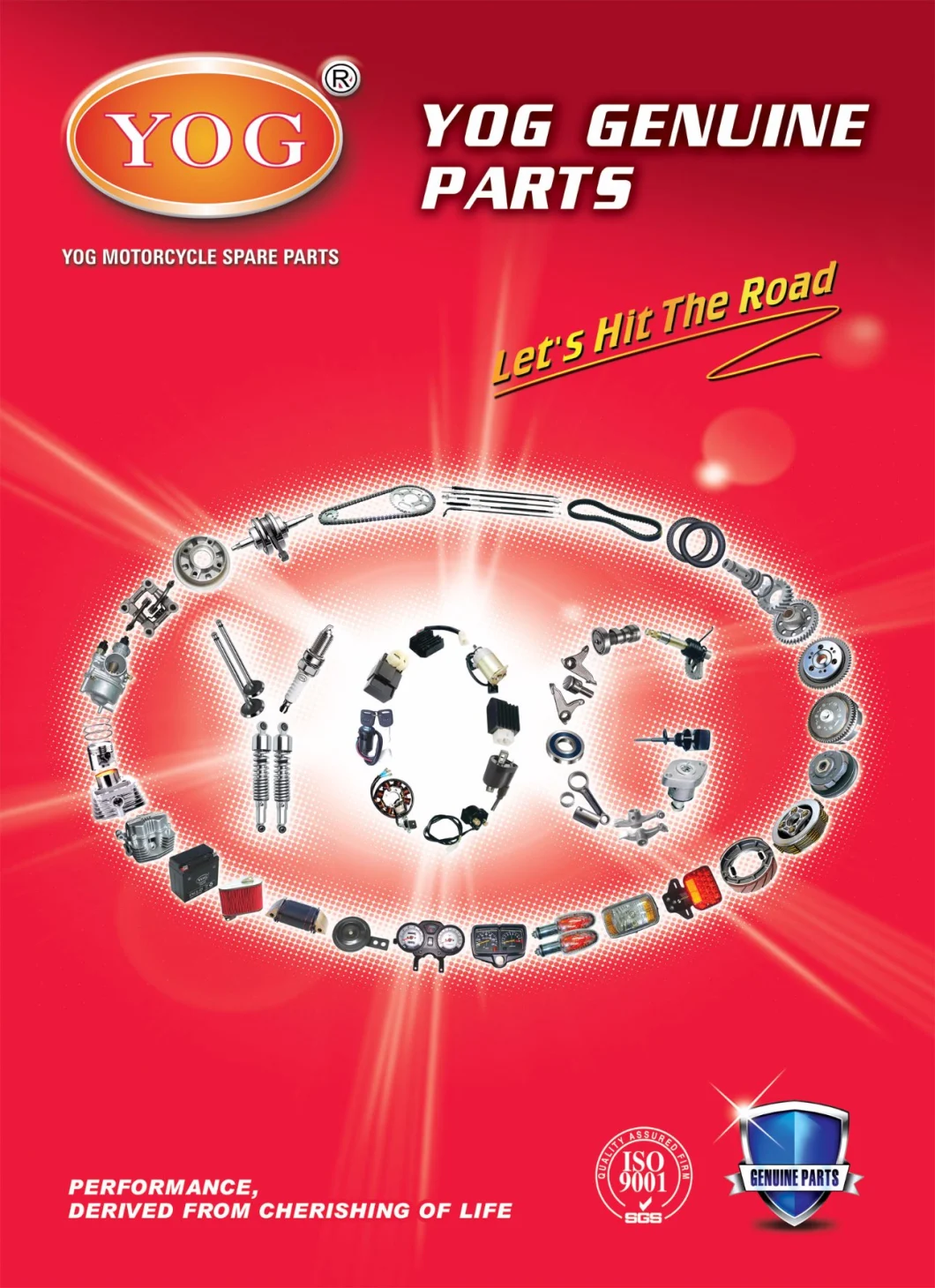 Yog Genuine Parts Motorcycle Parts Motorcycle Brake Pedal for Honda Cgl125