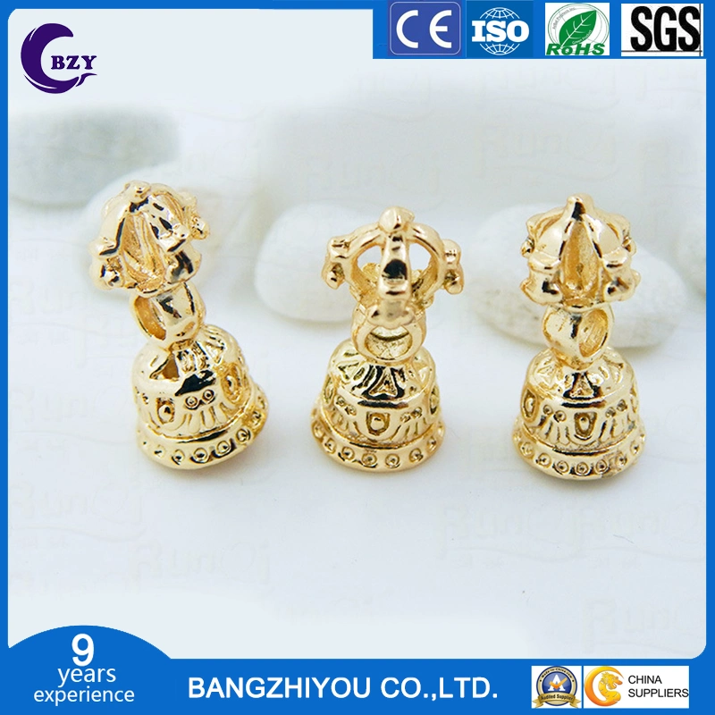 Cast Copper Bell Accessories Trumpet Magic Wand Bell-Shaped Hollow Bell Pure Copper Die-Casting Jewelry