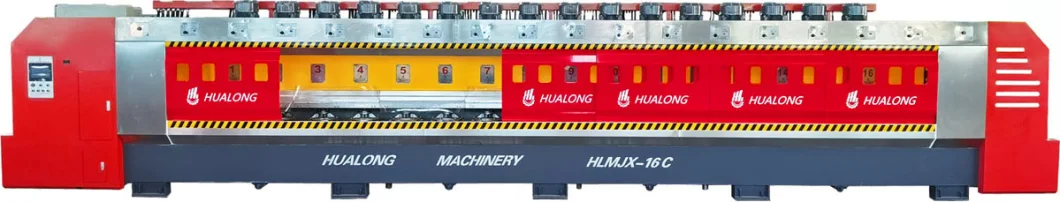 Hualong Hlmjx-12c Frankfurt Head Automatic Continuous Marble Polishing Machine