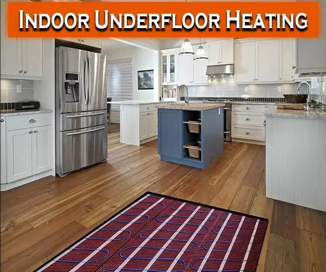 Indoor Underfloor Warming Heat Radiant Heating Mat 110V/220V Floor Heating Mat