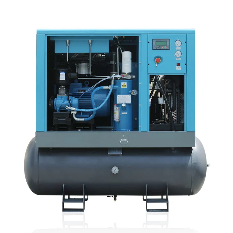 Dhh 7.5HP 5.5kw Belt Driven Combined Screw Air Compressor Machines Price
