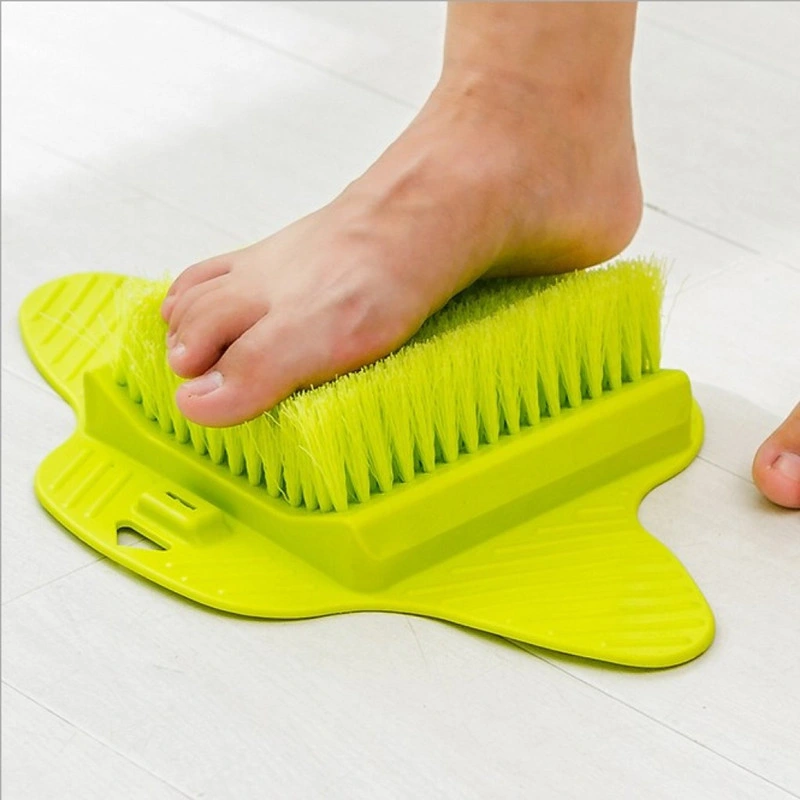 Factory Wholesale Plastic Bath Shower Foot Brush Scrubber Bath Shoe Brush Feet Massage Slippers Brush