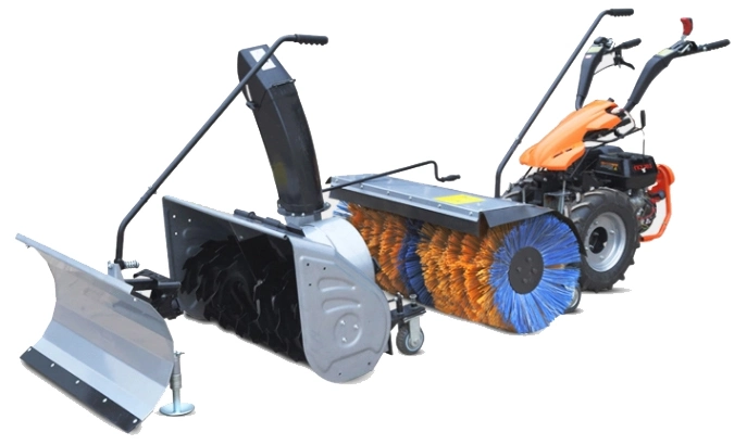Factory Direct Multi-Purpose professional Snow Thrower Sweeper Plowe Machine 150cm Cleaning Width Commercial Use