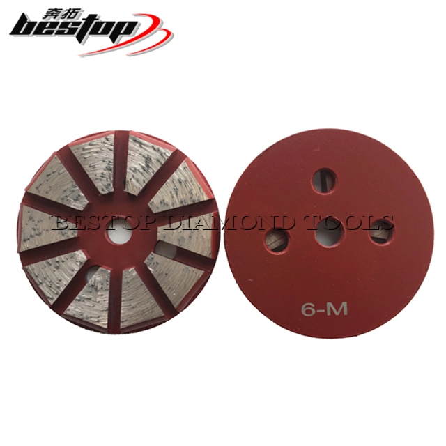 3 Inch Floor Grinders 10 Segs Diamond Floor Grinding Polishing Discs for Concrete