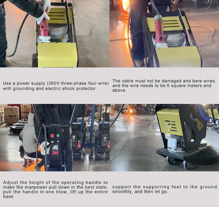 Floor Grinding Machine Grinder Concrete Polishing Epoxy Granite Marble Floor Grinding Floor Polisher