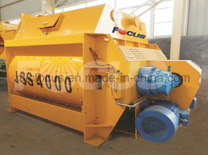 Hot Sale Concrete Mixer, Js1000 Double Shaft Concrete Mixer for Big Construction Project