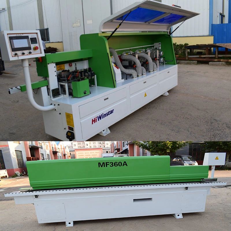 Mf360A Woodworking Machinery High Quality Acrylic Through Feed Edge Banding Machine for Flooring