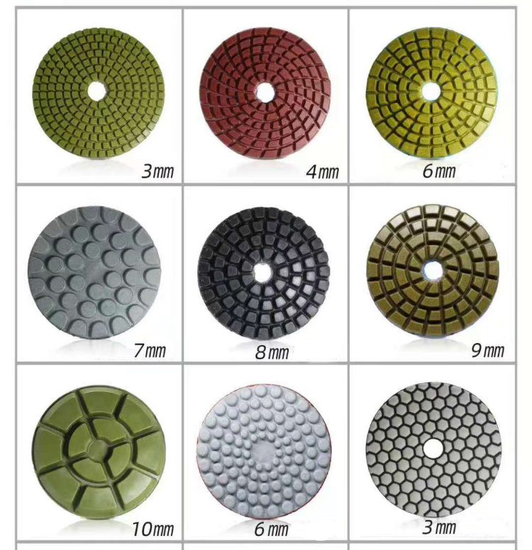 Granite Abrasive Diamond Tool Resin Polishing Disk Flexible Polishing Pad Wet Polishing Pad