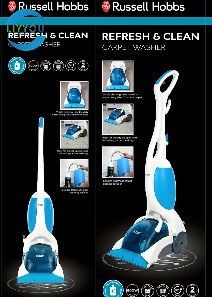 Upright Vacuum Cleaner Lightweight with Big Dirty Water Tank