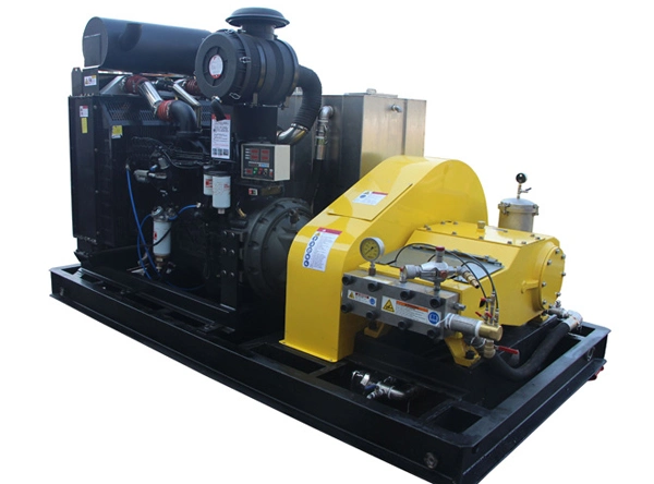 22000psi UHP Electric Driving Water Cleaning Machine for Steel Coating Removal