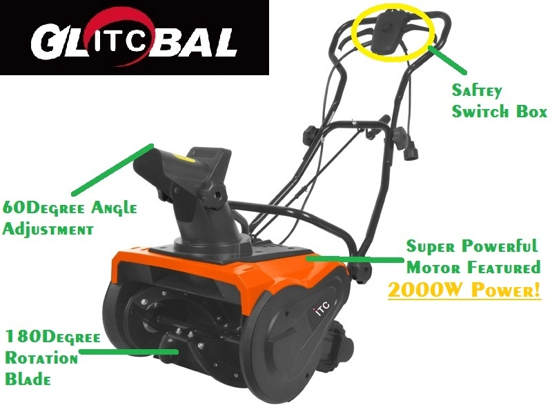 Winter Professional Electric Snowthrower/Sweeper Power Tool Machine