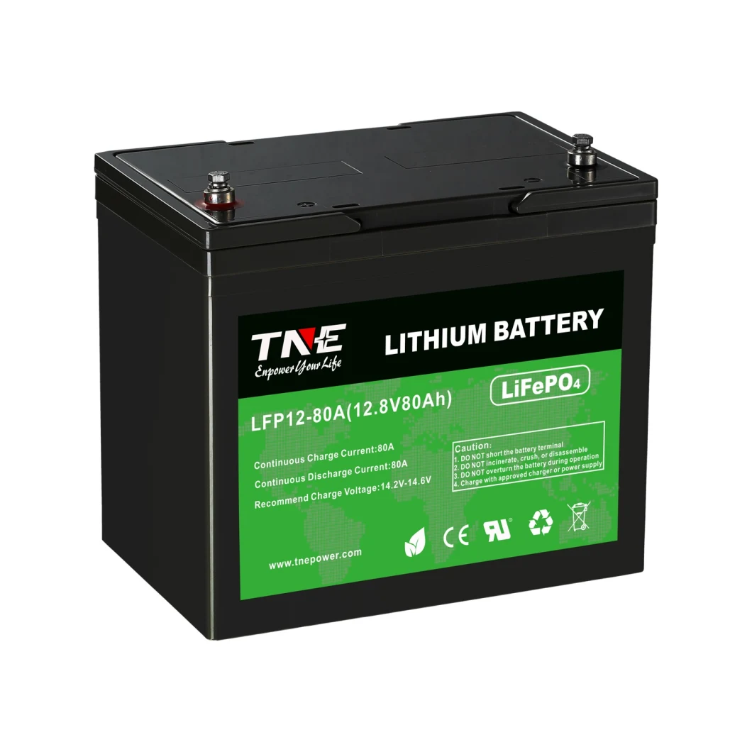 12V 80ah Deep Cycle Li-ion LiFePO4 Lithium Battery Pack for Floor Scrubber