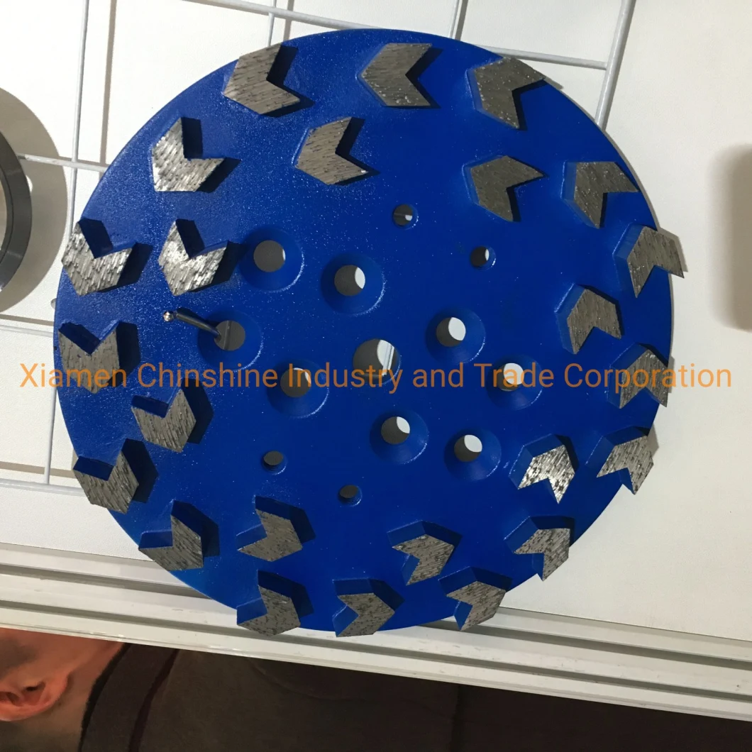 250mm Concrete Diamond Grinding Plate for Floor Grinder Machine