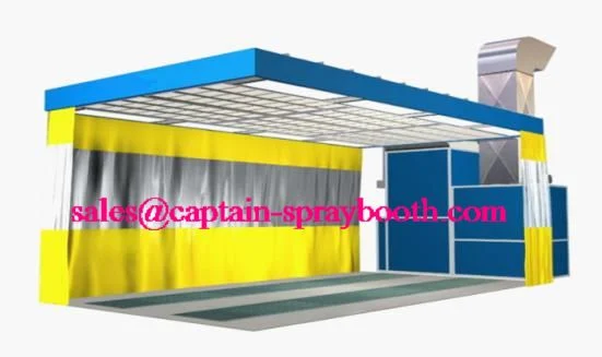 Car Spray Booth with Preparation Station / Prep Station / Preparation Area