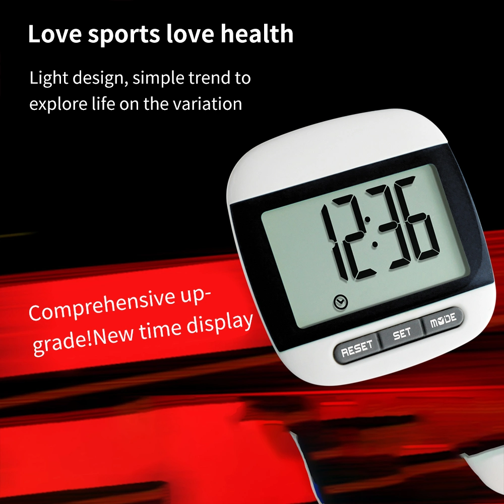 Electronic Pedometer Measurement Walking Step Counter Motion Distance Meter Run Step Watch Digital LCD Fitness Equipments
