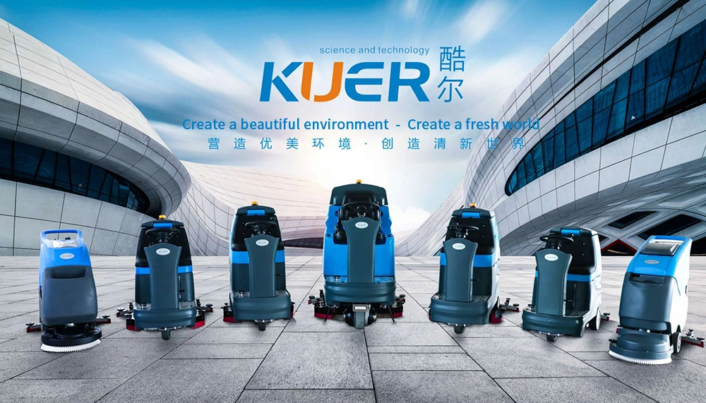 High Quality 3 Years Warranty Rubber Rotary Floor Scrubber Machine Floor Scrubbing Floor Sweeper
