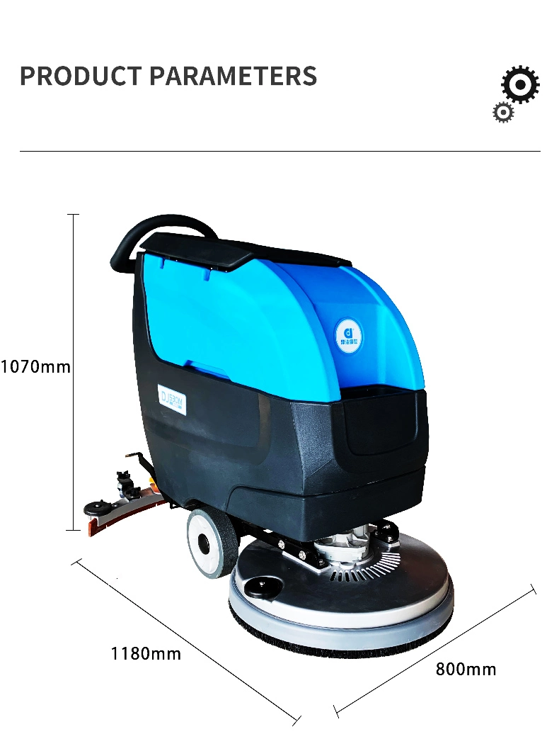 Auto Electric Floor Washing Machine for Hotel/Hospital/Airport/Workshop/ Warehouse Disinfection Sterilization Industrial Floor Scrubber