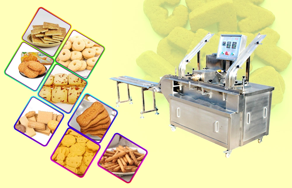 Automatic Molded Biscuit Equipment Fully Automatic Big Output Biscuits Machine Automatic Biscuit Making Machine
