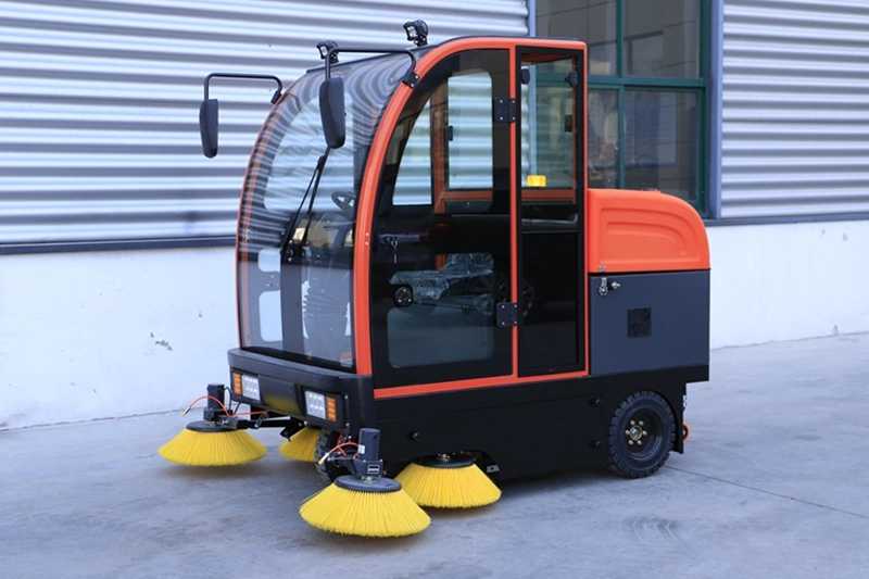 Electric Industrial Road Sweeper Road Cleaning Machine Sweeper Truck Street Sweeper