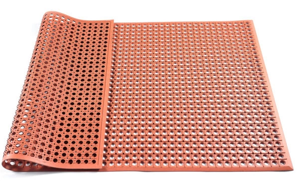 Non-Slip Outdoor Deck Step Honeycomb Floor Rubber Grass Sheet Mats