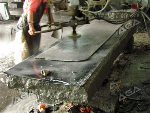 Semi-Auto Stone Polishing Machine for Grinding Granite/Marble Slabs