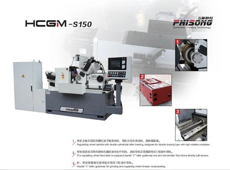 CNC Outer Diameter Cylindrical Grinding Machine S150 for Shafts, Bars, Bearing Needles