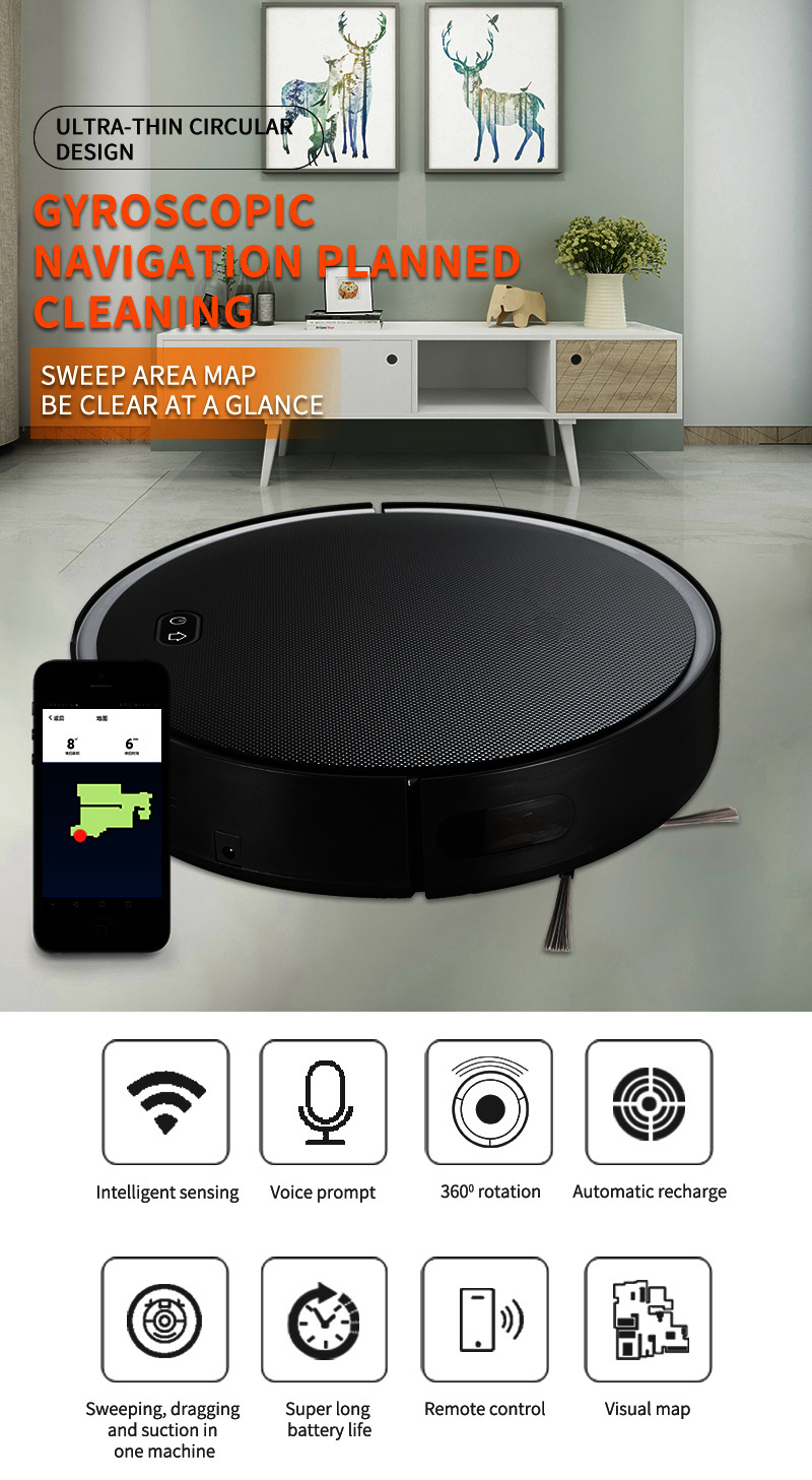 F8 Robot Vacuum Cleaner Auto Floor Robot vacuum Cleaning 13 Inch Floor Cleaner Auto Floor Washine Cleaning Scrubbing Machine Auto Floor Cleaning Machine