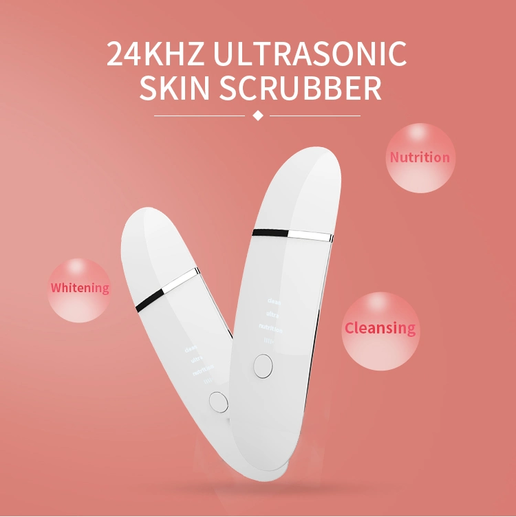 New Design Wireless, Ultrasonic Facial Skin Scrubbe