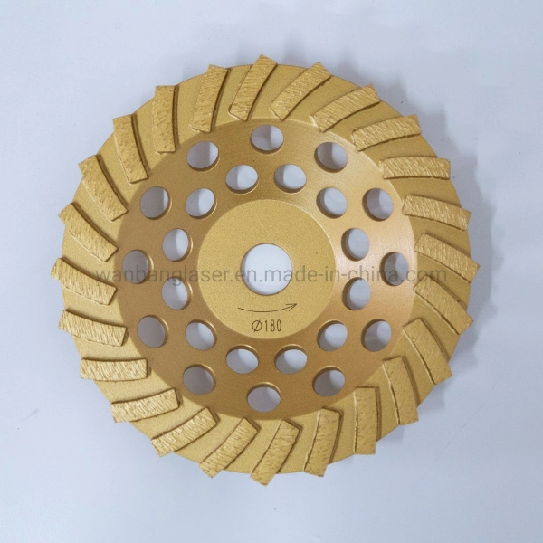 Diamond Double Row Disc Concrete Grinding Sintered Diamond Floor Grinding Cup Wheels Diamond Polishing Cup Wheels for Machines