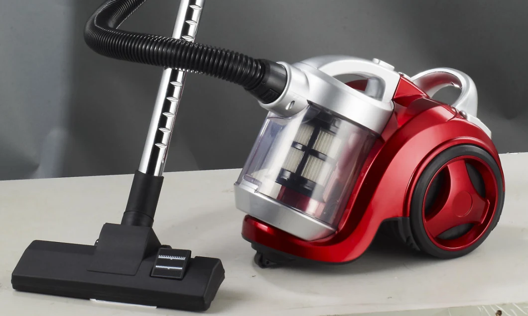 Red Color ERP1 Passed Bagless Vacuum Cleaner for Home Using