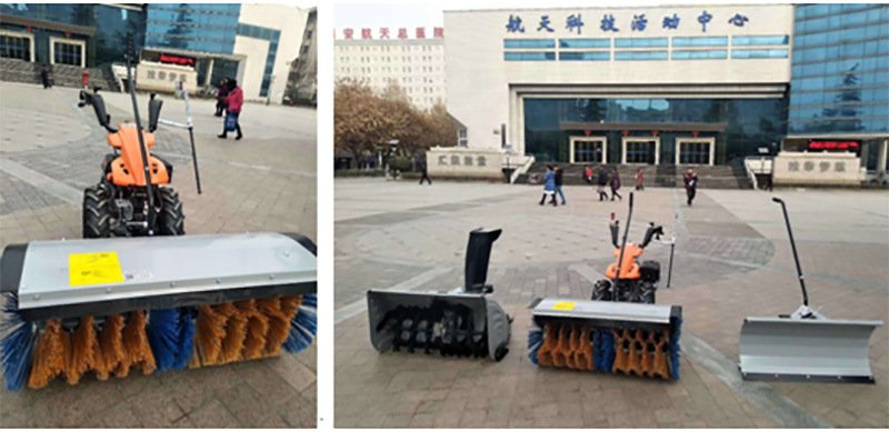 Hand Push Gasoline Street Sweeper Road Sweeper Machine