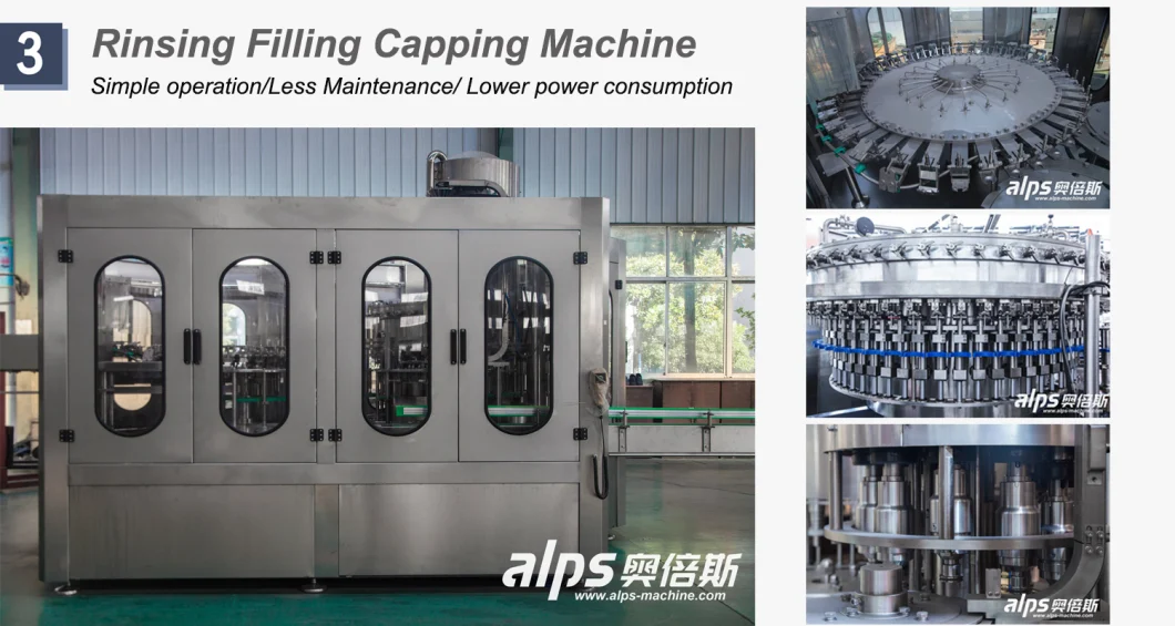 Complete Automatic Monoblock Carbonated Drink Filling Machine for Beverage Bottle