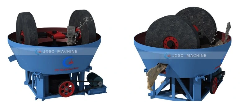 Stone Grinding Machine Factory Price 1200A Wet Pan Mill