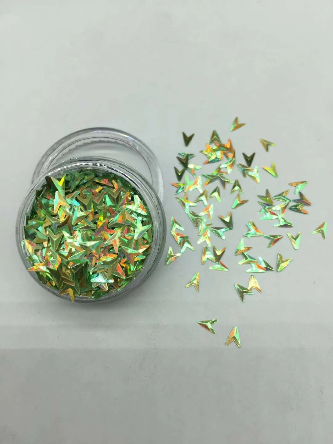 Pet Diamond Arrow Glitter Fot Nail Arts and Cosmetic