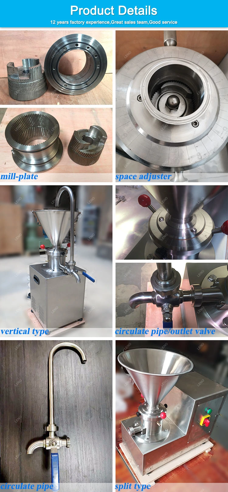 Best Performance Easy Operate Pepper Grinder Colloid Mill