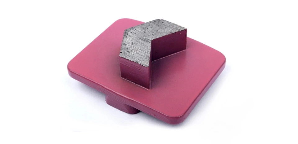 Metal Trapezoid Diamond Grinding Stone/Granite/Concrete Floor Polishing Plate for Husqvarna Grinder