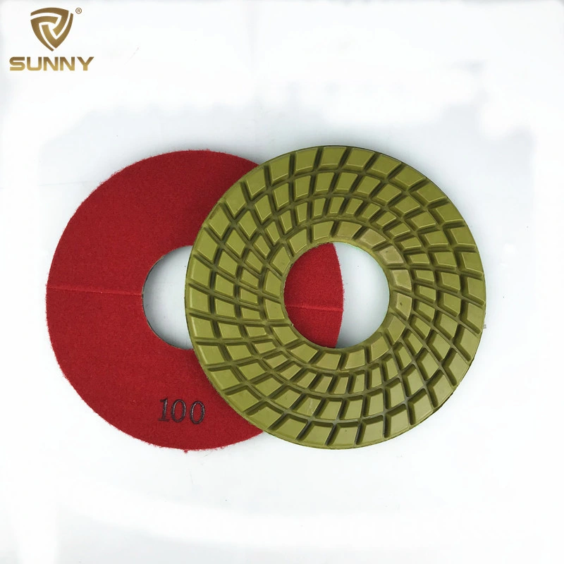 4 Inch Diamond Polishing Pad for Polishing Granite Marble