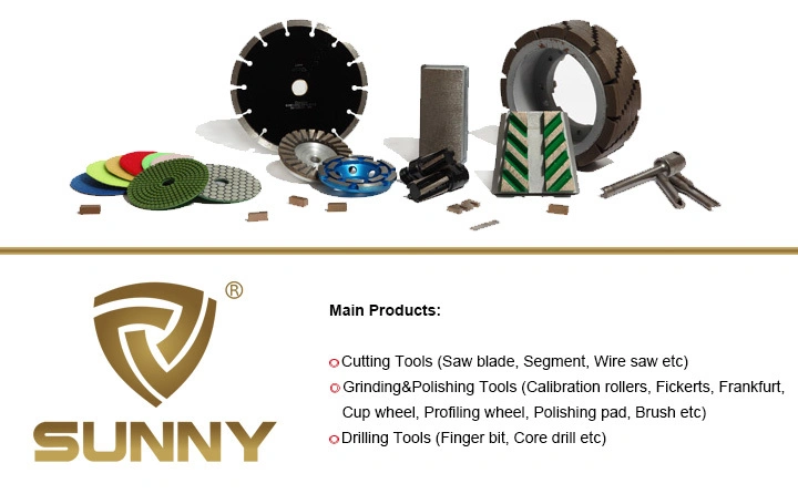 M9 Holes Trapezoid Concrete Diamond Grinding Segment for Asl Grinder