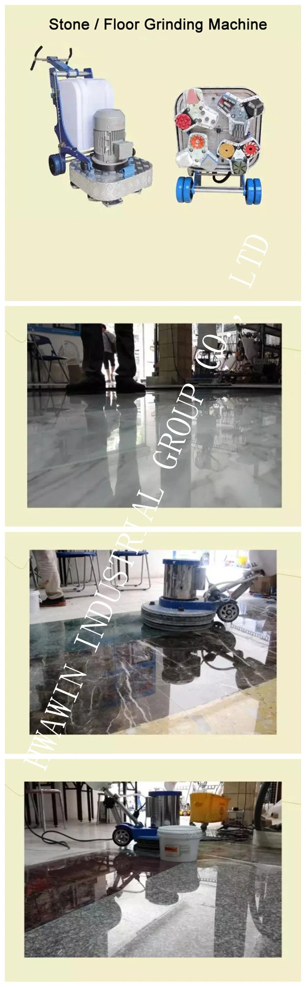 Concret / Marble / Carborundum/ Terrazzo Floor Buffer Polisher