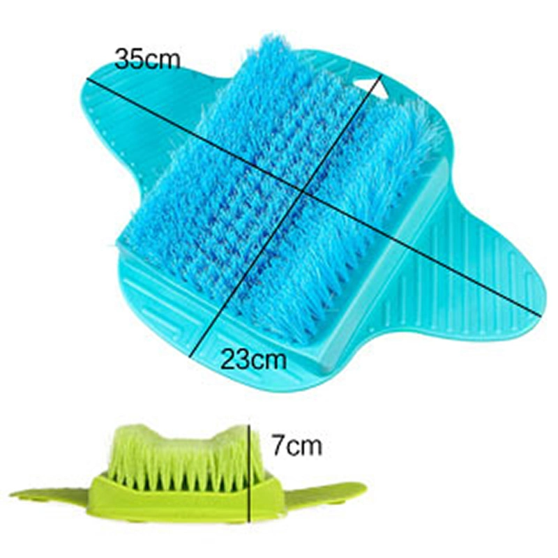 Factory Wholesale Plastic Bath Shower Foot Brush Scrubber Bath Shoe Brush Feet Massage Slippers Brush