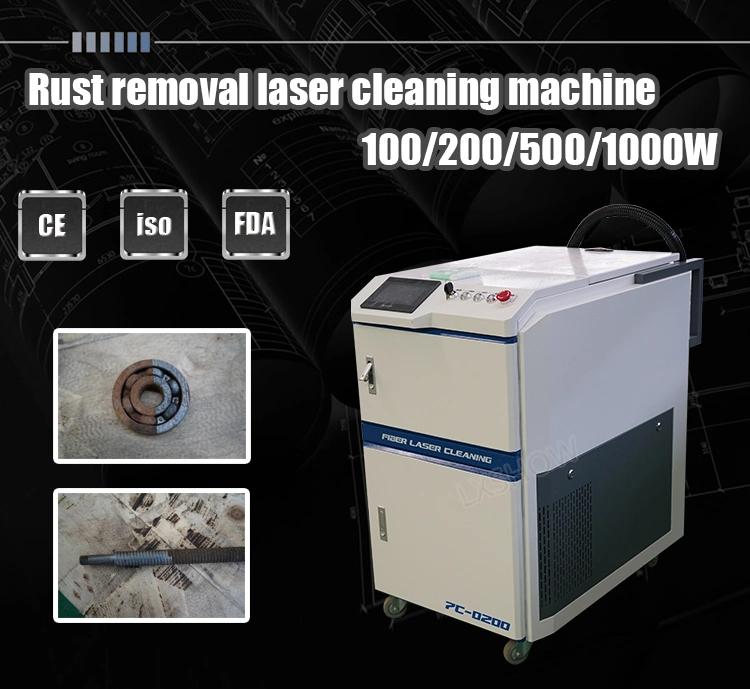 200W 500W 1000watt Laser Rust Removal Laser Cleaning Machine Metal Oxide Coating Removal