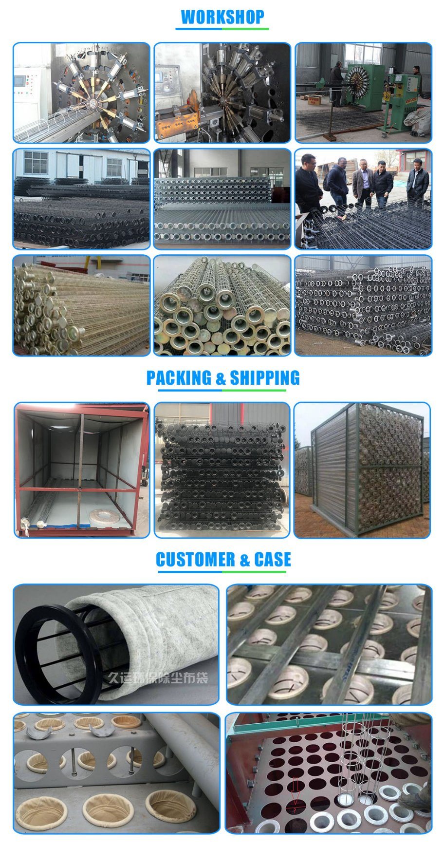 Bag Cage for Plulse Bag Type Dust Collector