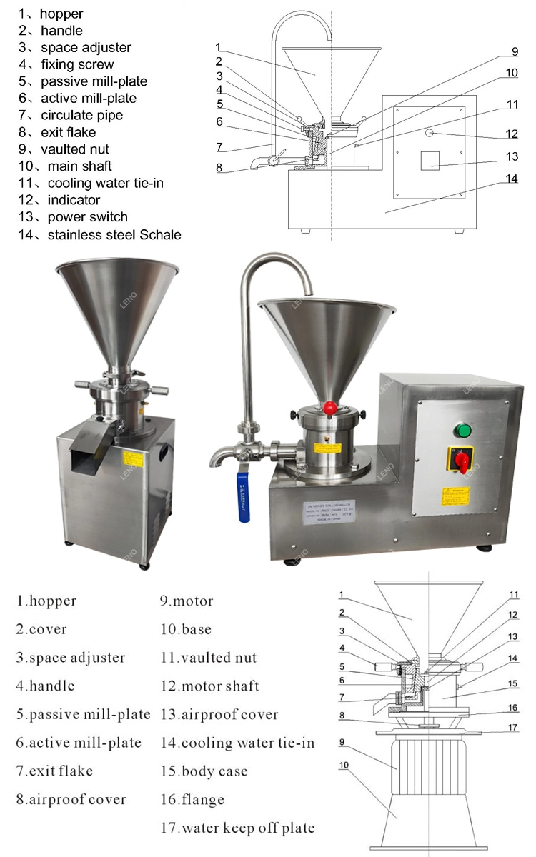 Best Performance Easy Operate Pepper Grinder Colloid Mill