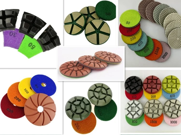 4 Inch Diamond Polishing Pad for Polishing Granite Marble