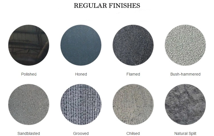 Chinese Snow Grey Black Jet Mist Granite for Floor Wall Stair Step Paver Kerbstone Landscape