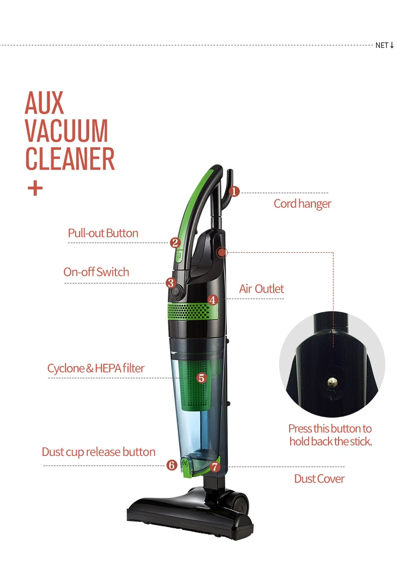 HEPA Filter Vacuum Cleaner Bagless Corded Household Vacuum Cleaner