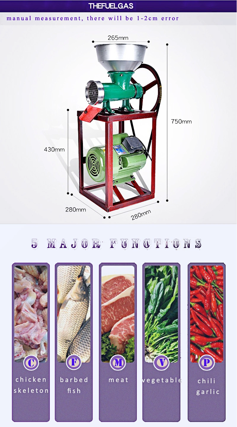Industrial Meat Grinder Machine / Professional Meat Grinder for Sale