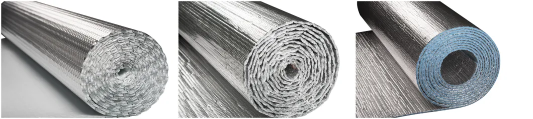 Aluminium Foil Backed Foam Reflective EPE Foam Foil Roofing Thermal Insulation