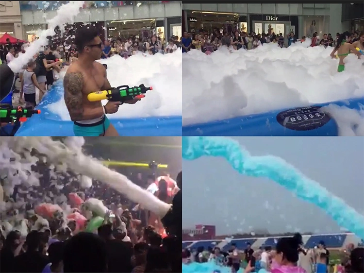 Super Party Foam Bubble Cannon Machine Large Pool Even Foam Spray Stage Effect Equipment